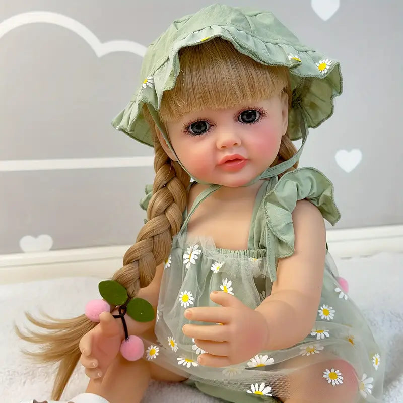 50 CM /20 Inch Reborn Doll Lifelike Real Soft Touch Mad die With Hand-Rooted Hair, High Quality Handmade Art Doll , Halloween/Thanksgiving Day/Christmas Gift