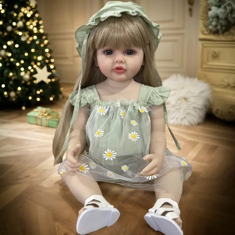 50 CM /20 Inch Reborn Doll Lifelike Real Soft Touch Mad die With Hand-Rooted Hair, High Quality Handmade Art Doll , Halloween/Thanksgiving Day/Christmas Gift