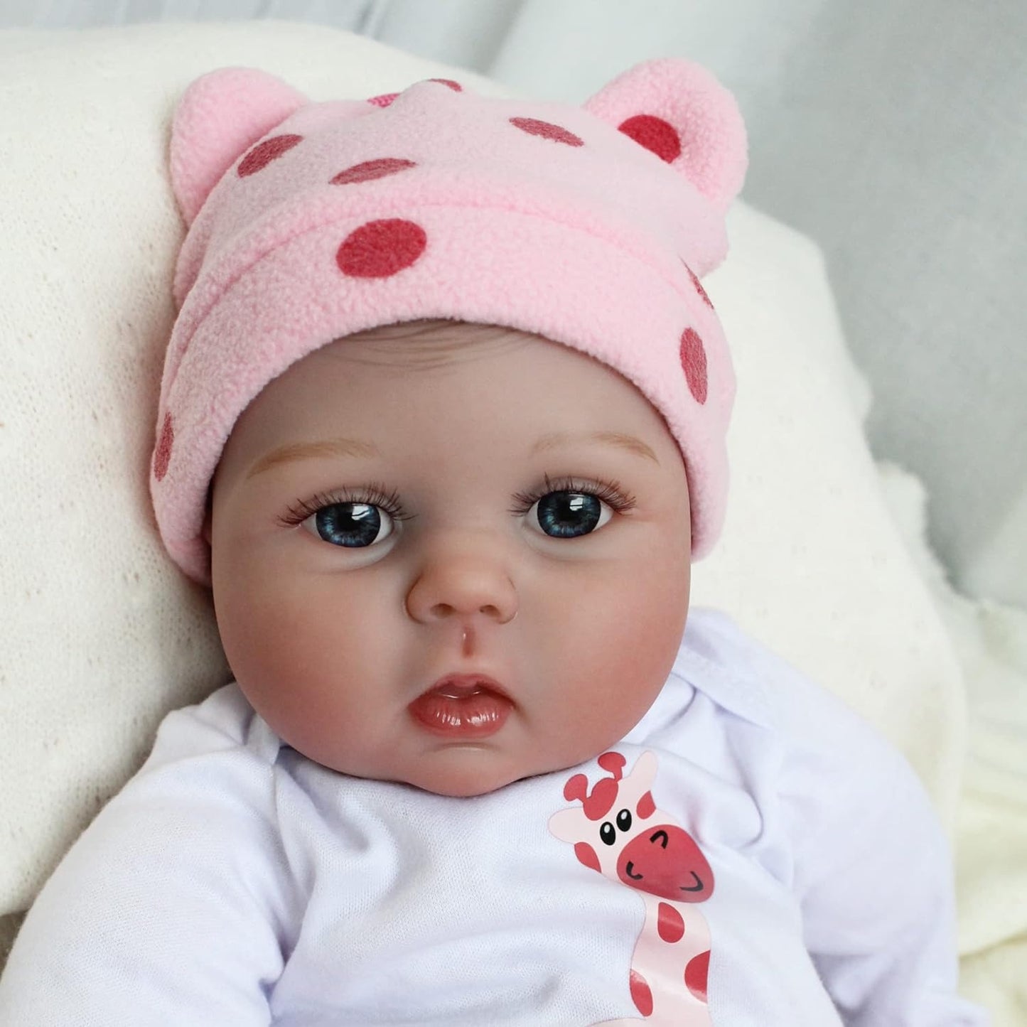 Reborn Baby Dolls - 22 inches Realistic Newborn Soft Vinyl Baby Dolls Toy for Kids Age 3+