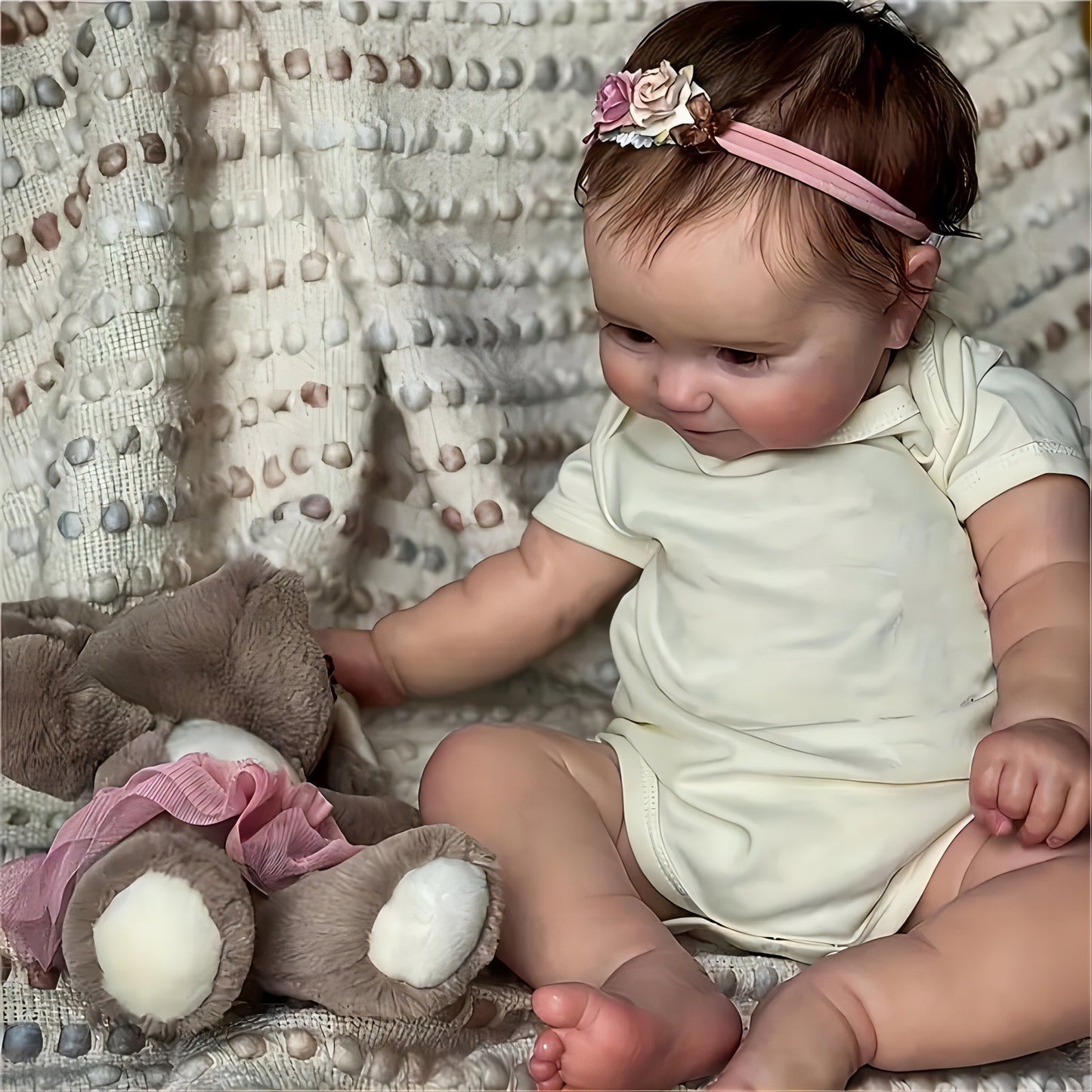 Reborn Baby Dolls, 20Inch Cute Soft Vinyl Realistic-Newborn Baby Doll Poseable Real Life Lifelike Baby Dolls w/Doll Accessories for 3+ Year Old Girls